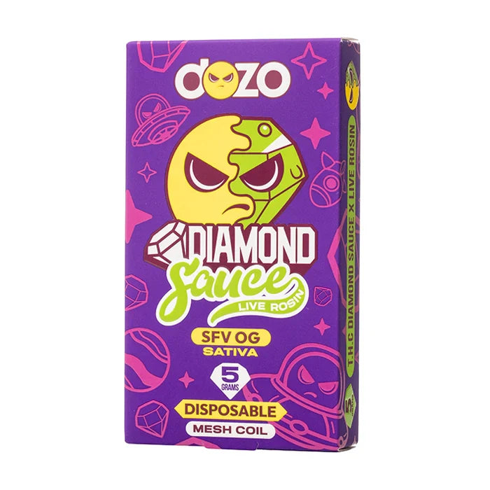 DOZO DIAMOND SAUCE LIVE ROSIN DISPOSABLE 5G - Image 6